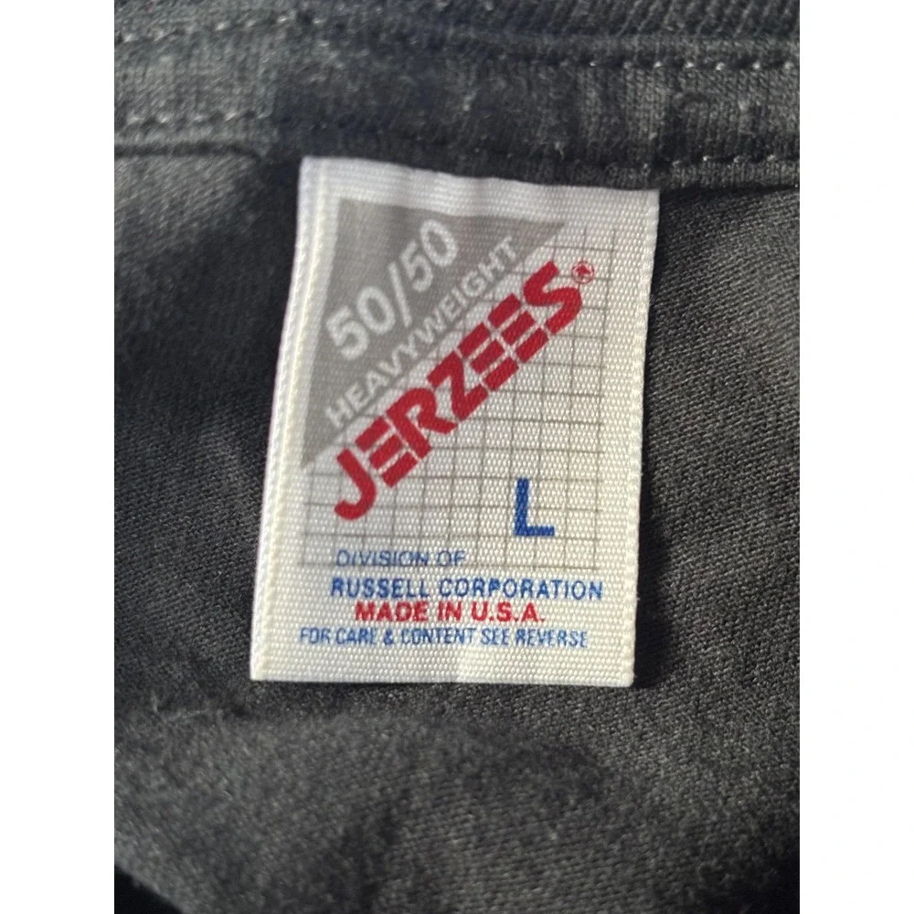Vintage Jerzees Shirt Mens Large Black Jesus Kids Totally His Made USA Tee 90s